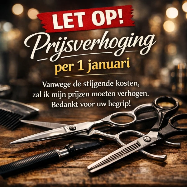 Prijswijziging!